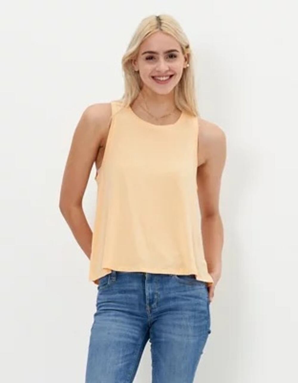 NWT American Eagle Soft & Sexy Neon Orange Swing Tank Top – XS